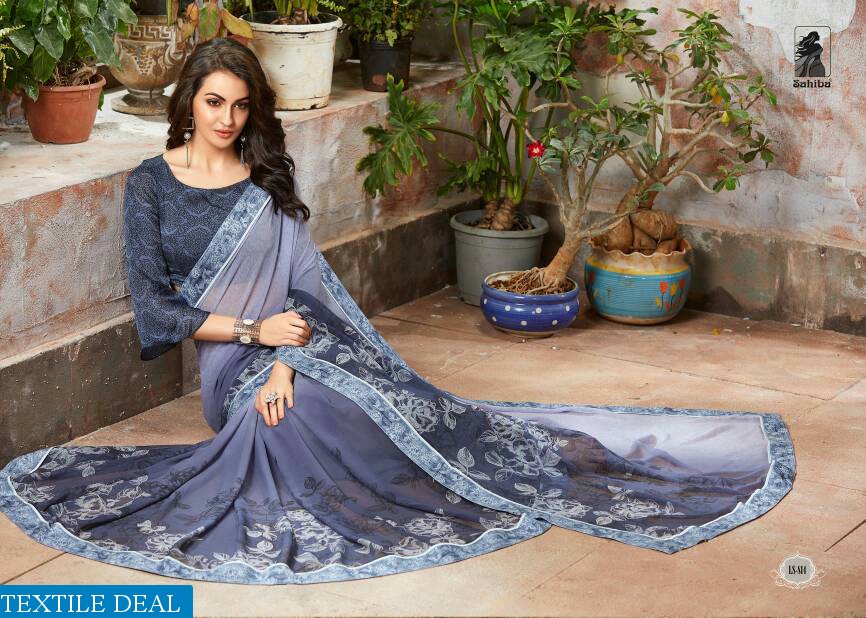 Sahiba lotus vol-8 Wholesale Fancy Fabrics Saree